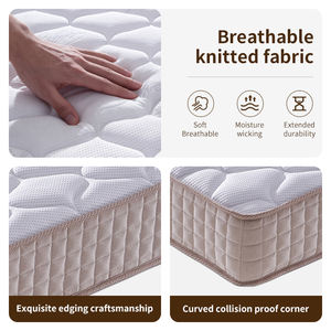 Colchón de Muelles Ensacados Transpirable, Duradero y Ecológico, Moderno, Ortopédico, Hipoalergénico, para Uso Hospitalario, Enrollable, para Hotel - Product Image 2