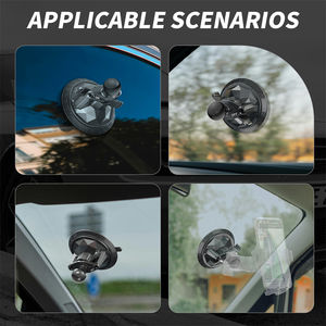 Actualizado Heavy Duty Twist Lock 25mm Ball Rotating Dashboard Mount RAM Phone Holder Base de doble ventosa triple - Product Image 6