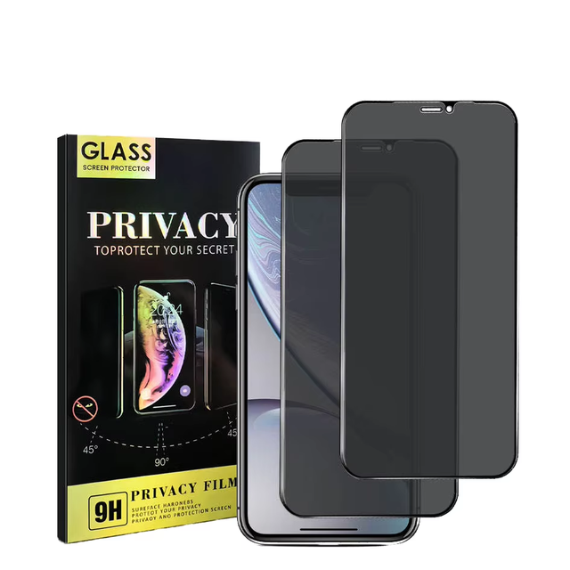 Waterproof Anti-Spy Privacy Screen Protector Film for iPhone 17 16 15 14 Plus 15 Pro Max Anti-Shock Anti-Scratch Tempered Glass