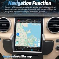 Layar gaya Tesla Radio mobil Android 13, untuk Land Rover Discovery 4 LR4 2009-2016 GPS navigasi mobil Stereo pemutar Video Carplay