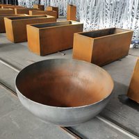 Sphère métallique creuse en acier de 500 mm à 2000 mm pour foyers