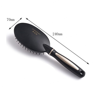Fashion Anti-Static Air Cushion Massage Comb Custom Logo Household <b>Detangling</b> Black Plastic Hair <b>Brush</b> - Product Image 2
