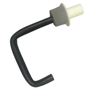 Connecteur de tuyau de drainage en caoutchouc noir en forme de J pour climatiseur TCL Changhong Shinco, accessoire de sortie de pompe à eau - Product Image 3