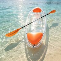 Kayak transparent en cristal pour une personne, canoë transparent pour les sports nautiques, lac, mer