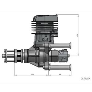Nouveau moteur à essence DLE55RA 55CC pour avion modèle réduit - Product Image 5