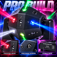 ZhonNa DJ Disco Ball Light LED Beam Laser Strobe 3-en-1 Moving Head 360 DMX Stage Testing Analysis Instrument Parts Accessory Kits