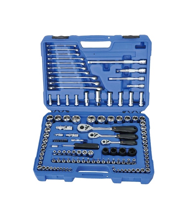 121 Pieces DIY Socket Wrench Sets CRV Material OEM Customizable High Quality Tools Set Drive Standard Metric