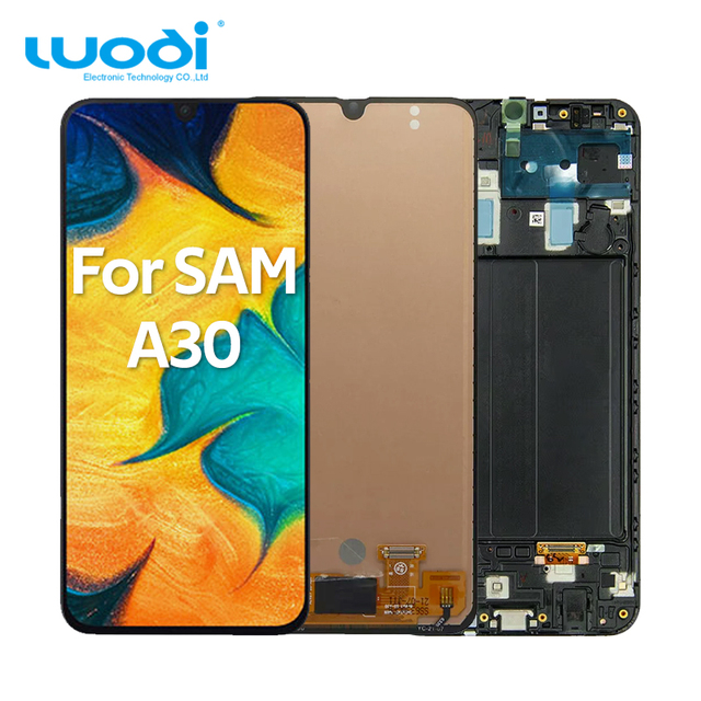 Original for Samsung Galaxy A30 LCD Digitizer Assembly Wholesale Bulk Tested Mobile Screen Factory Direct Al Por Mayor