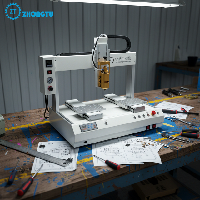 ZT-DJ441-02 Mobile Phone Touch Screen Frame Repair Fully Automatic High-precision Dispensing Glue Spraying Machine