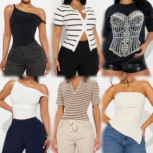 Mode féminine : Stock mixte d'occasion en gros, tendance, multi-styles, assortiment aléatoire en balles, économique, approvisionnement en vrac pour femmes, qualité export - Product Image 2