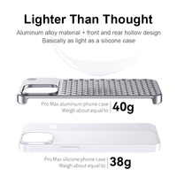 Boneruy Vente Chaude M1 De Luxe En Aluminium Robuste Conceptions Populaires Pour Iphone 12 13 14 15 Pro Max Plus Housse de Téléphone