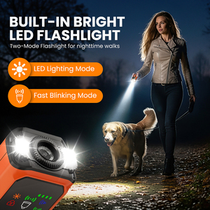 Tize En Yeni LCD Renkli Ekranlı Ultrasonik Köpek Kovucu Caydırıcı Cihaz Evcil Hayvan Köpek Havlama Önleyici Havlamayı Durdurucu Havlamayı Durdurma Cihazı - Product Image 6
