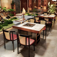Chaise de salle à manger moderne et simple en bois massif avec dossier en rotin, petite chaise de loisirs avec cadre en tissu, mobilier de restaurant extérieur