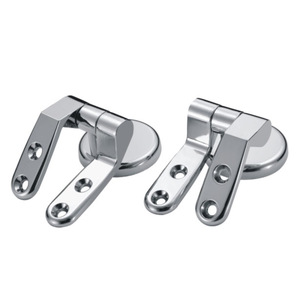 Charnières de toilette en alliage de zinc BH02, quincaillerie de salle de bain pour sièges de toilette - Product Image 3