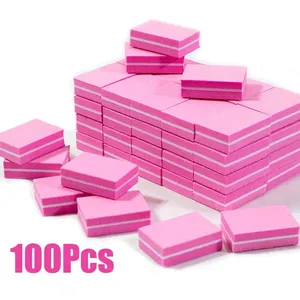10-100psc Mini Buffing Sanding Files Block <b>Pedicure</b> Care Nail Art Buffer Polish Manicure <b>Pedicure</b> Nail File <b>Tools</b> Nail Charm New - Product Image 1