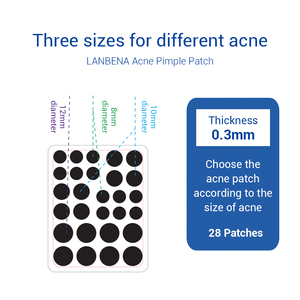 LANBENA de árbol de té acné punto tratamiento parche hidrocoloide 0,3mm envío gratuito - Product Image 2
