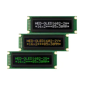 Manufacturer sale 2.7" 85*30MM 1602 16x2 OLED Character Display Panel Module with WS0010 parallel port Yellow green white font