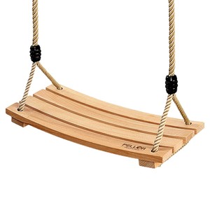 Columpio de madera Pellor de 42,3 cm x 20 cm, silla colgante para interiores y exteriores para uso doméstico - Product Image 3