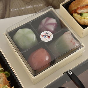 Customizable Bulk Bakery Folding Window Big Pastry Donut Boxes Kraft White clear Lid <strong>Cake</strong> Packing <strong>Wooden</strong> Box - Product Image 2