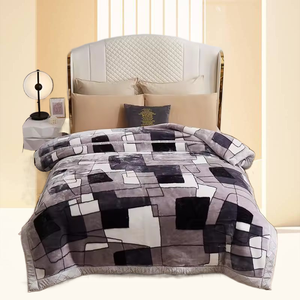 ผ้าห่มขนแกะเนื้อนุ่มพิมพ์ลาย2ชั้นผ้าห่มขนมิงค์เกาหลีนุ่มลื่น - Product Image 6