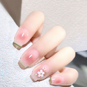 Set de Esmalte de Uñas en Gel Francés No Tóxico de 15 ml, Degradado Semipermanente, <span class=keywords><strong>Kit</strong></span> de <span class=keywords><strong>Manicura</strong></span> con Luz UV LED - Product Image 1