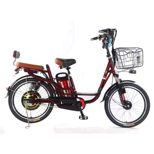Vente en gros 350W 48V Vélo électrique <span class=keywords><strong>vintage</strong></span> 20 pouces Vélo électrique de ville pour femmes Vélo électrique avec panier - Product Image 3