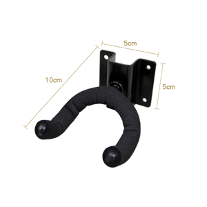 H-50-1B <b>Electric</b> Guitar <b>Instrument</b> Universal Fixed Guitar Wall Mount Guitar Hanger - Product Image 3
