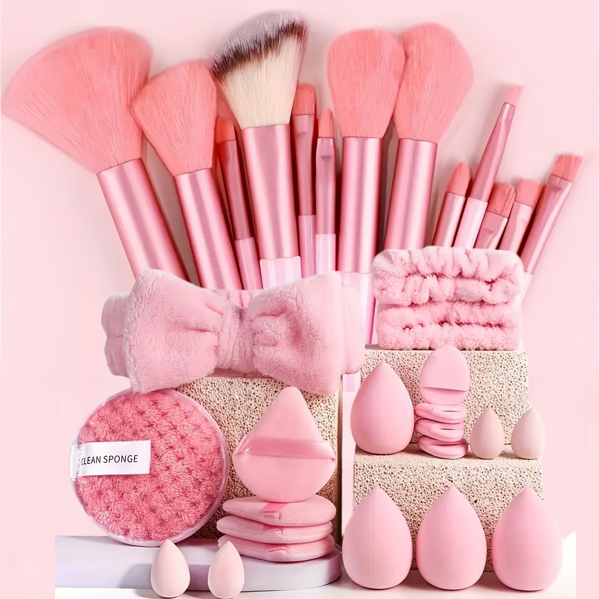 33 pcs pink set
