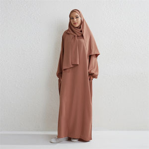 Đầm cầu nguyện kín đáo kiểu dân tộc dành cho nữ, Jilbab, Kaftan, Abayas, Áo choàng Dubai, Caftan, Váy Hijab, Quần áo Hồi giáo Ramadan - Product Image 1