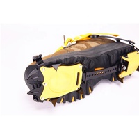 Équipement d'escalade et de randonnée en plein air portable universel anti-dérapant durable 10 goujons crampons à glace en acier
