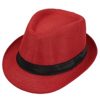 TOPI JAHITAN RUMPUT MATAHARI MODEL TRILBY FEDORA UNTUK PRIA & WANITA