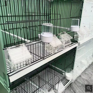 Grande gabbia di allevamento per la vendita multistrato mobile Splice amore gabbia per uccelli - Product Image 4