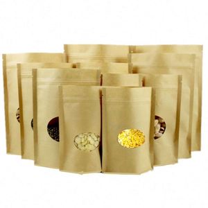 Sac en polyéthylène brun à fermeture éclair 14x19cm, vente chaude 2024, pack promotionnel - Product Image 1