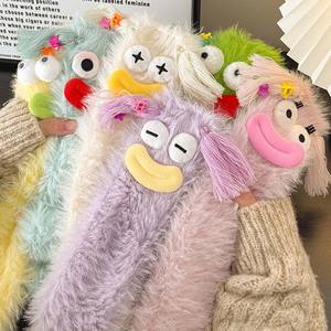 شتوي ظريف لطيف رشاقته دافئ رقيق أفخم شبشب بجورب نوم دافئ عيد الميلاد منقوشة الوحش للنساء جوارب غامضة - Product Image 3