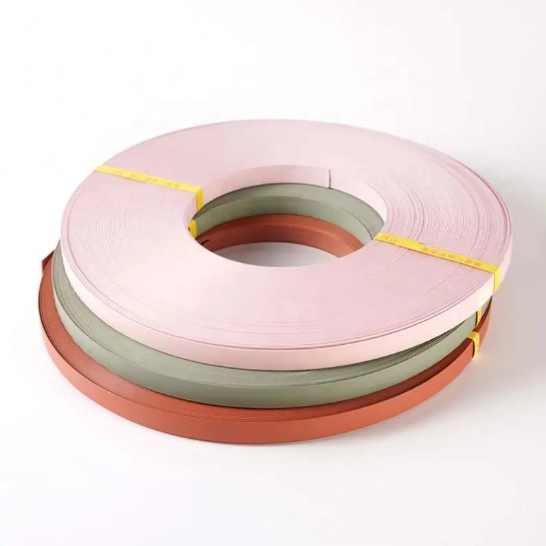Dimensioni su misura solido PVC laminato bordo nastro nastro bordatura strisce per mobili fornitori decorativi