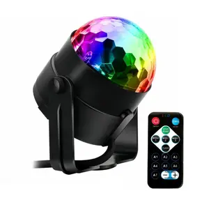Disco Party Stage RGB LED Light Crystal Magic Ball LightとRemote Control Voice Control