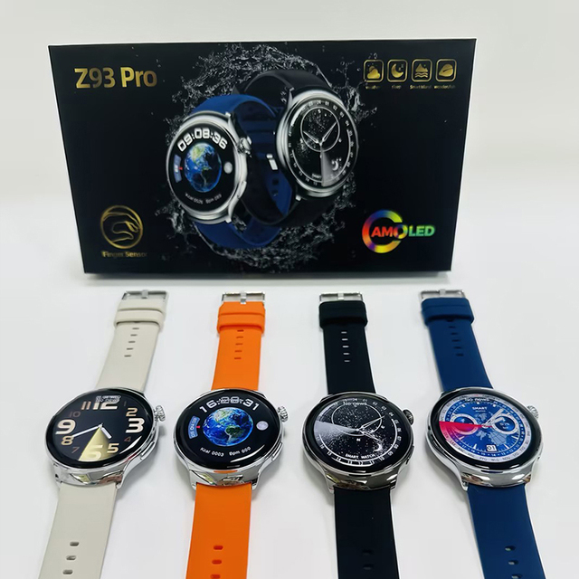 Z93 Pro Round Smart Watch Sport Smart Bracelet Full Touch HD Screen Waterproof Smartwatch Fitness Tracker