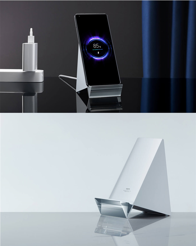 Xiaomi Mi 80W ワイヤレス充電スタンド - 縦横両用、急速充電対応