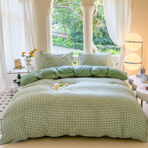 Ensemble <span class=keywords><strong>de</strong></span> literie ventilée quatre pièces pour lit simple, collection automne-hiver, pour étudiants et usage domestique, avec option ensemble trois pièces quatre saisons - Product Image 1