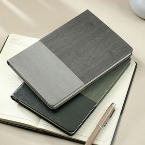 Promotional Custom A5 Hardcover Green With Black Notebooks for Tradeshow Giveaways - Product Image 2