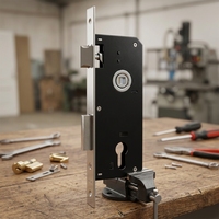 Corps de serrure de porte résidentielle avec finition anti-corrosion