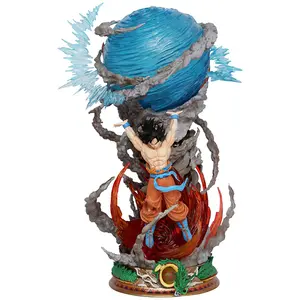 Novo estilo de figuras de anime japonês, bolas de dragão, bomba de vitalidade, sol goku, figuras de ação iluminadas para enfeites