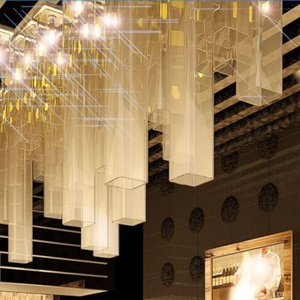 Tube carré transparent en PMMA acrylique de 50 mm avec des caractéristiques anti-UV et transparentes - Product Image 6