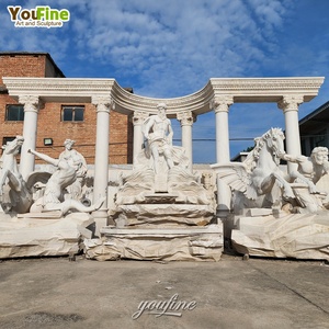 Fuente Grande de mármol de <span class=keywords><strong>Trevi</strong></span> de piedra de jardín - Product Image 1