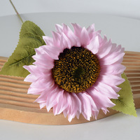 Fleur artificielle géante en soie jaune en forme de tournesol, fabriquée en Chine, pour la décoration de mariage et de la maison