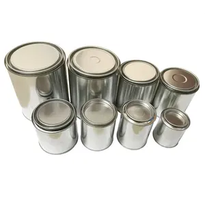 wholesale Lever Lid Metal Round Packing For Glue And Coating empty aerosol paint tin can