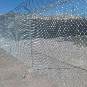 Industry Standard Metal Wire Chain Link Farm <b>Fence</b> Farm Horse Paddock <b>Fence</b> Ranches Rail Driveway Fencing <b>Diamond</b> <b>Mesh</b> - Product Image 3