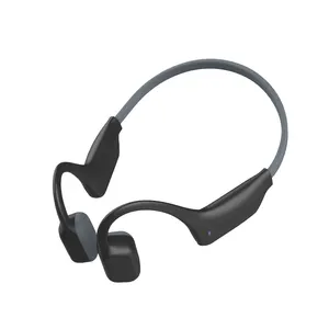 Factory Waterproof IPX6 Sport Headphones Sliding Touch Bluetooth Earbuds Bone Conduction Earphones Bass Stereo Surround Headset