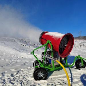 Máquina de Hacer Nieve para Grandes Estaciones de Esquí al Aire Libre, Estructura Metálica de Aleación de Aluminio, Equipo de Esquí Invernal Resistente - Product Image 1