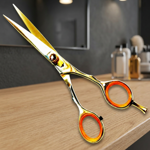 Ciseaux de coiffure professionnels ASAP en acier inoxydable, ciseaux de coupe de cheveux tranchants, ciseaux de salon de coiffure, couleur or rose - Product Image 6